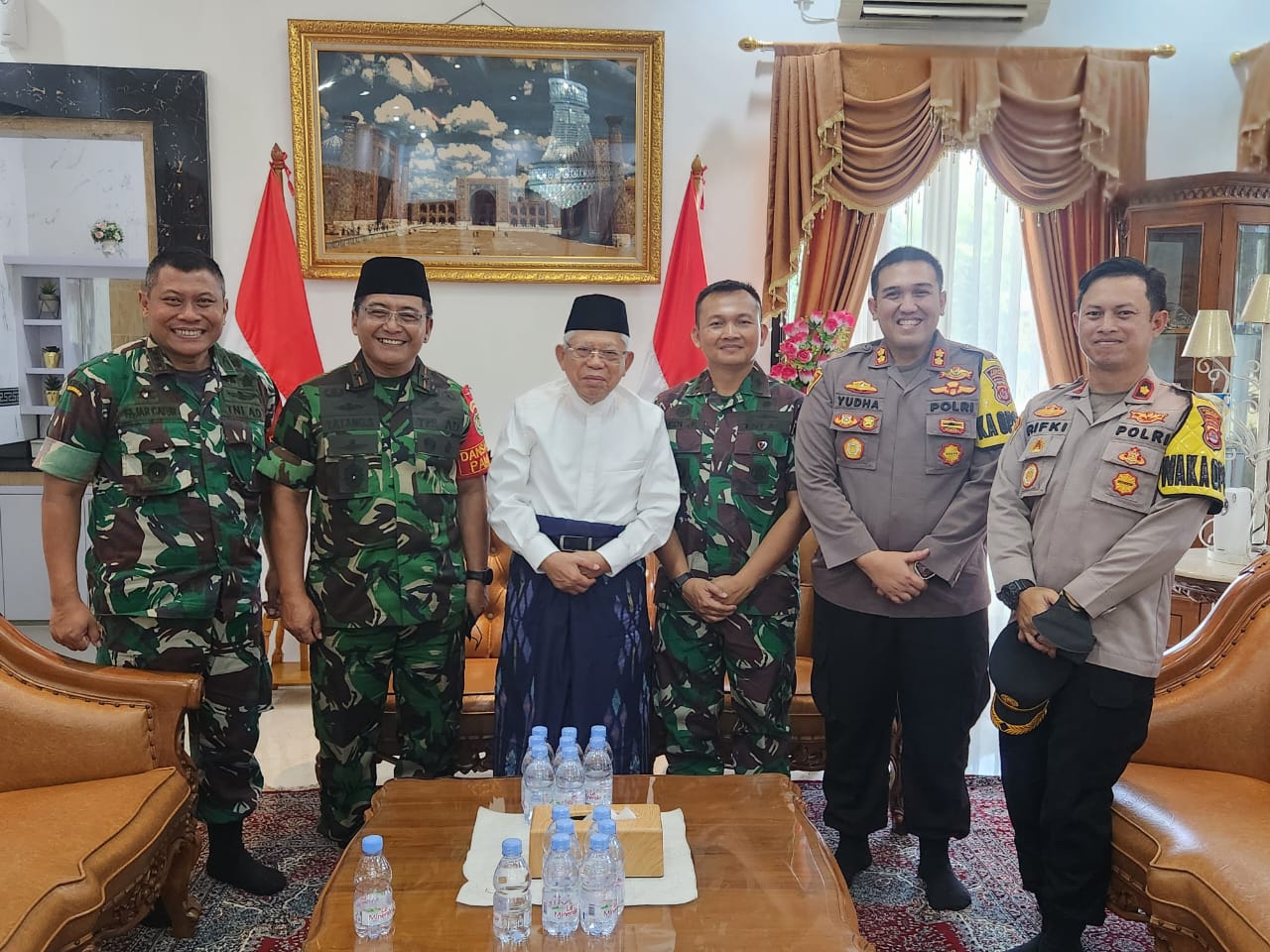 Sambut Kedatangan Wapres Ma’ruf Amin, Danrem 064/MY: Personil Gabungan TNI-Polri Siap Amankan Wapres Sel