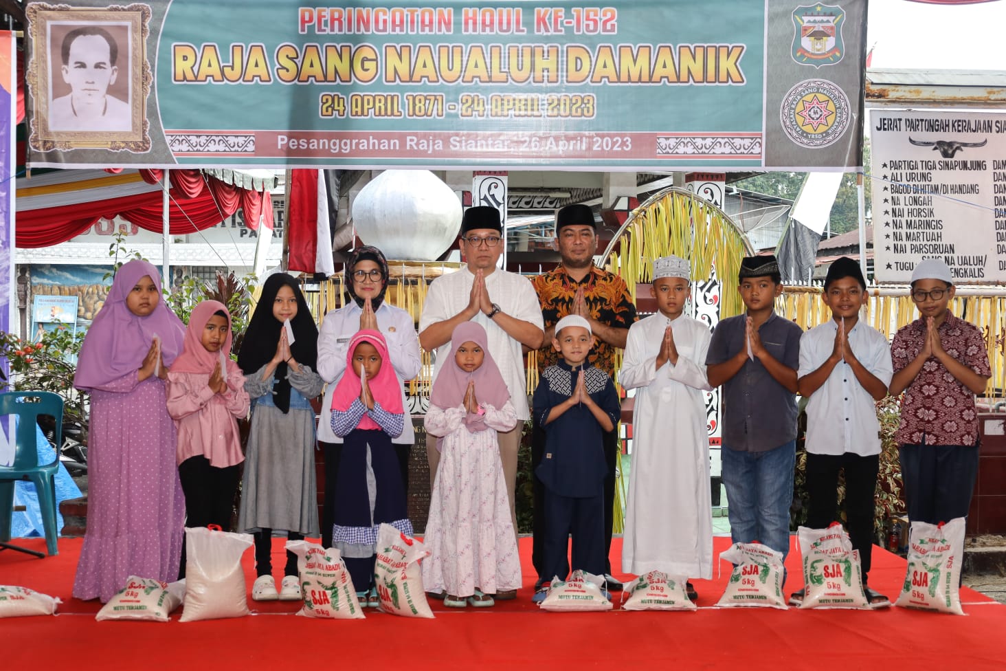 Mengawali Peringatan HUT ke-152 Kota Pematang Siantar, Walikota dr Susanti Santuni Anak Yatim Piatu