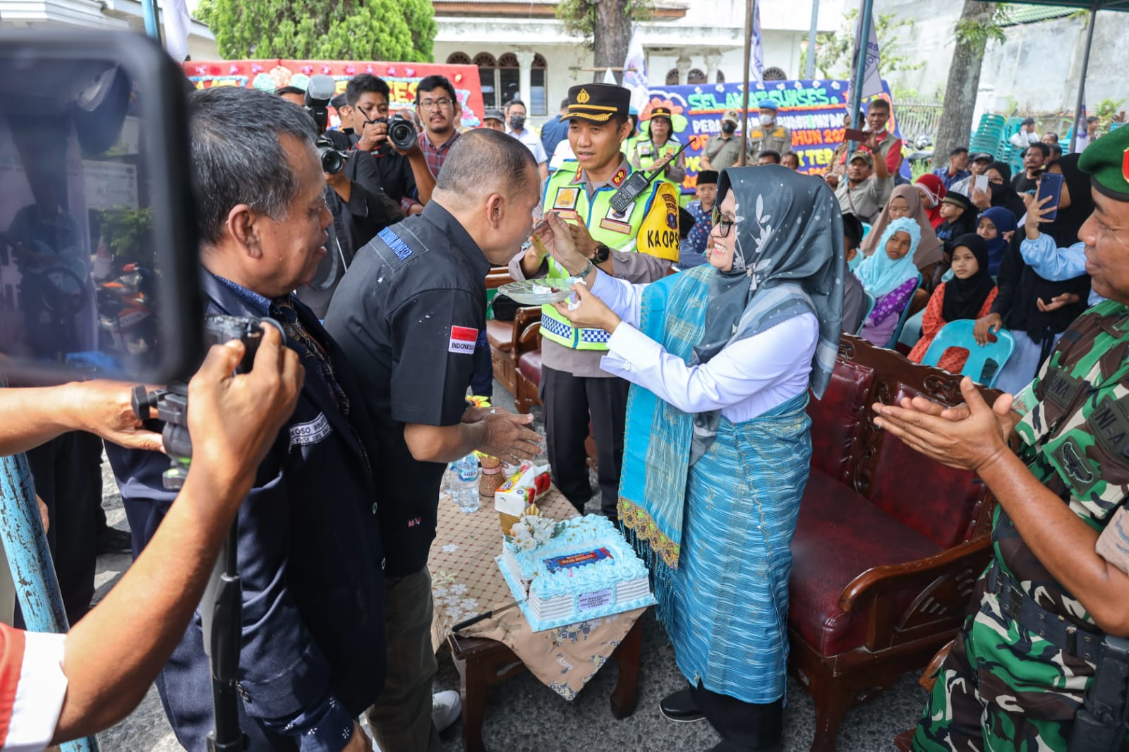 Hadiri Peringatan May Day, Walikota dr Susanti Ajak Berkomitmen untuk Kesejahteraan Buruh 