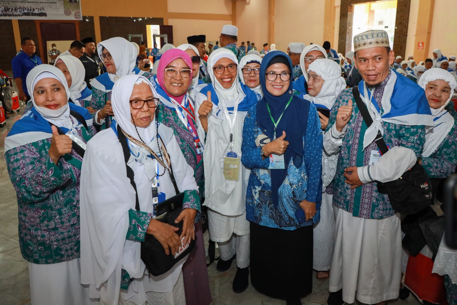 Walikota dr Susanti Temui JCH di Asrama Haji sekaligus Melepas Keberangkatan menuju Tanah Suci