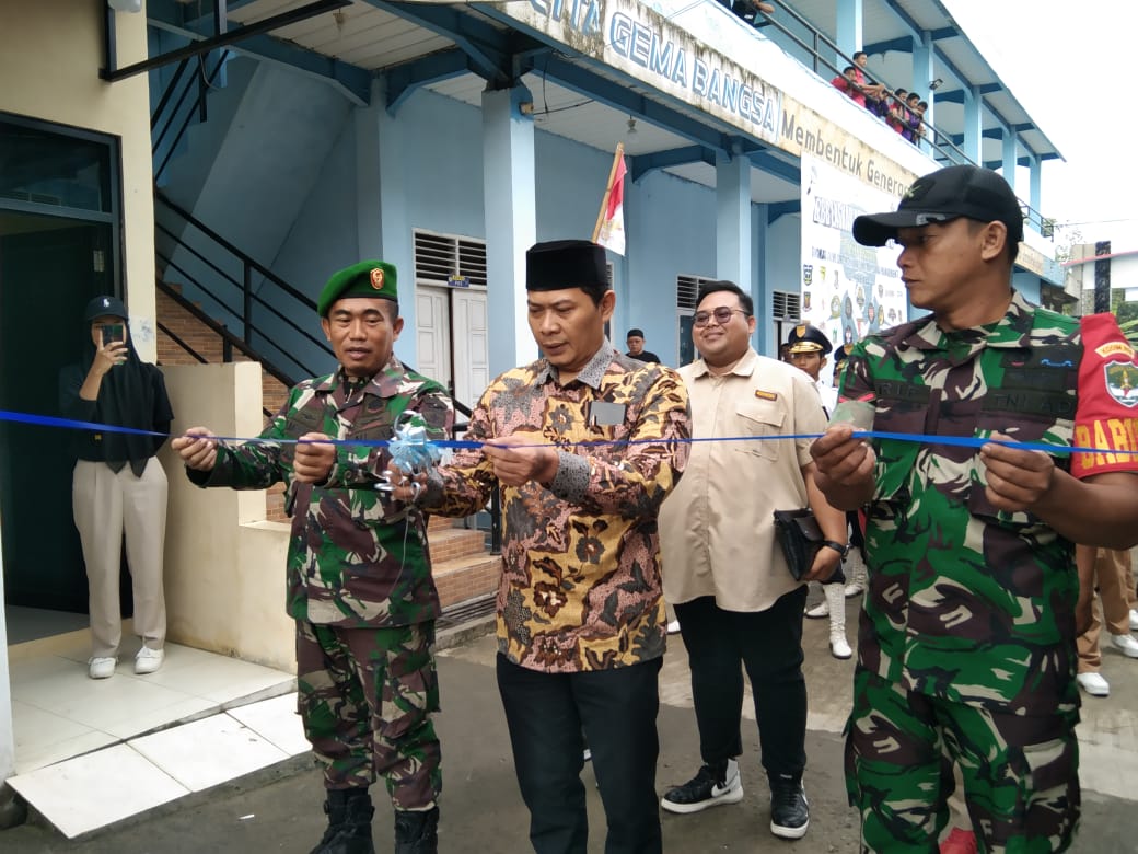 100 Regu Peserta Se-Pulau Jawa Mengikuti Lomba Baris Berbaris Paskibra di SMKS Gema Bangsa Cisoka