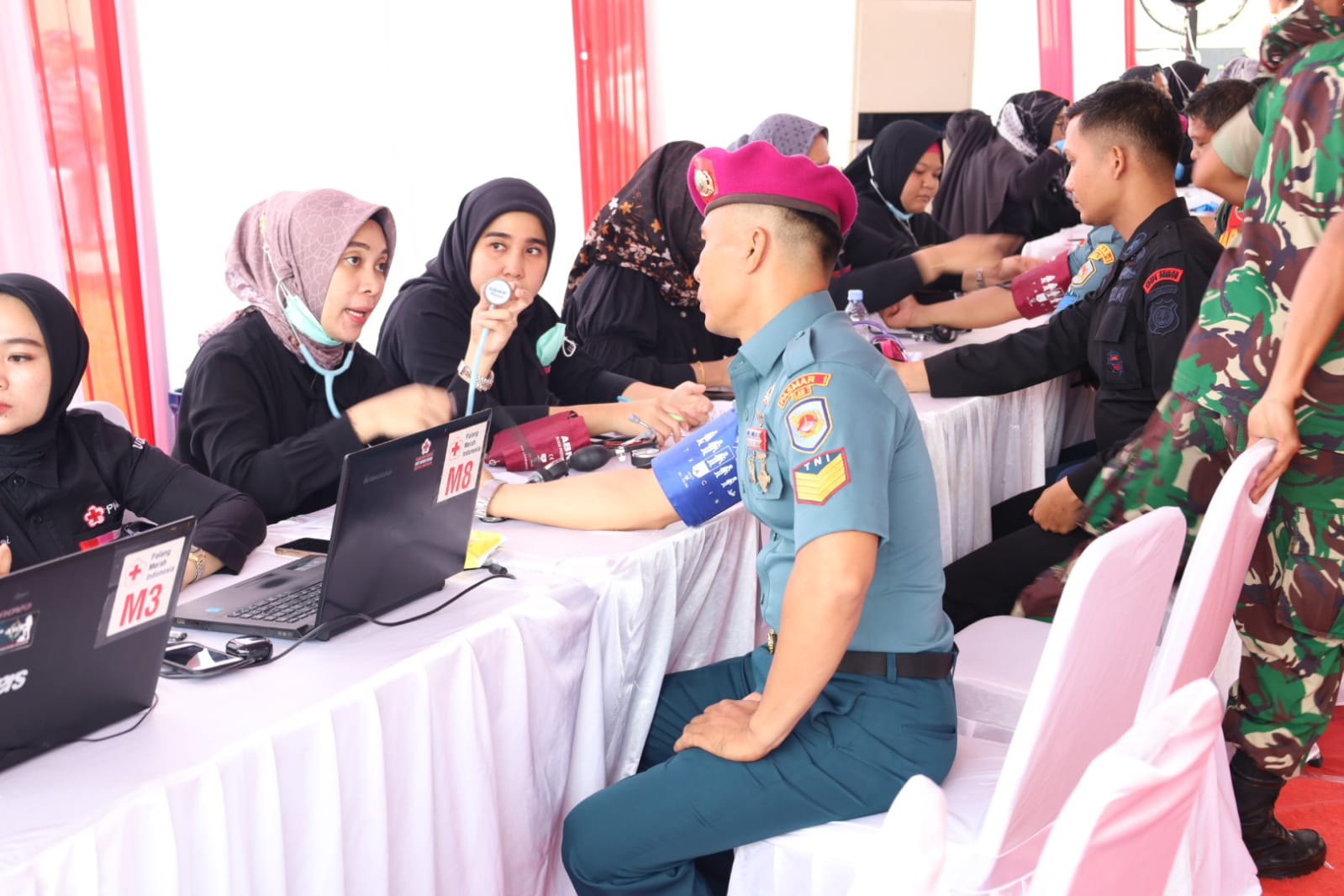 Dalam Rangka Menyambut HUT Bhayangkara ke -77 TNI-Polri Bangun Sinergitas