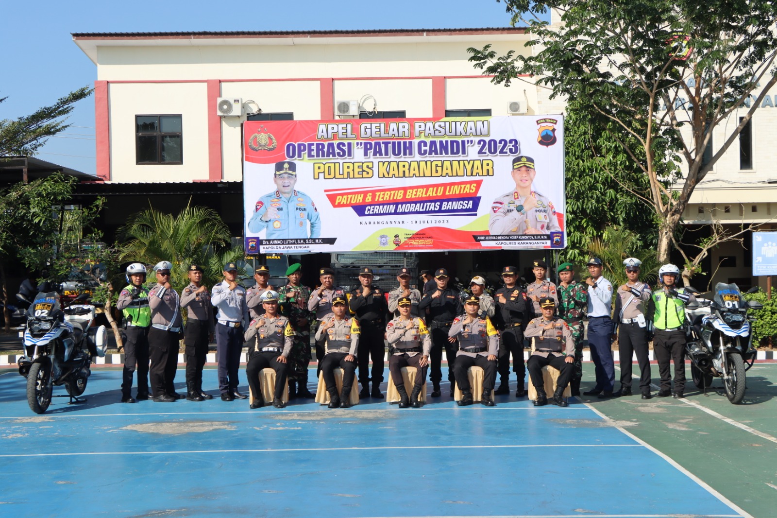 Guna Tekan Kecelakaan, Polres Karanganyar Gelar Operasi Patuh Candi 2023, Ini Sasarannya