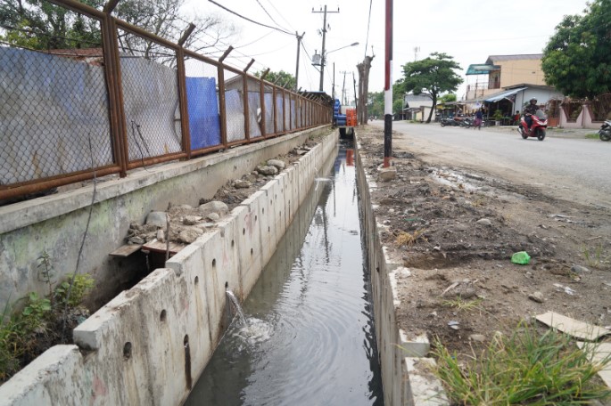 Guna Atasi Genangan Air, Dinas SDABMBK Kota Medan Bangun Sistem Drainase 