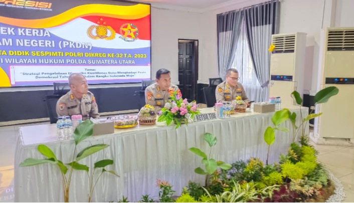 Polrestabes Medan Gelar PKDN Peserta Didik Sespimti Polri Dikreg Ke-32 TA 2023