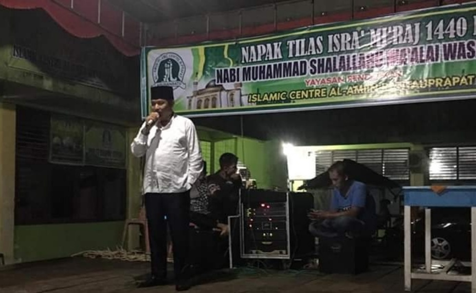 Asisten 1 Pemkab labuhanbatu ikuti Napak tilas Isra’ Mi’raj yayasan Islamic Center