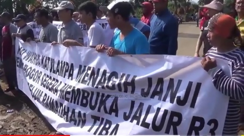 Warga Katulampa Tagih Janji Pemkot Bogor