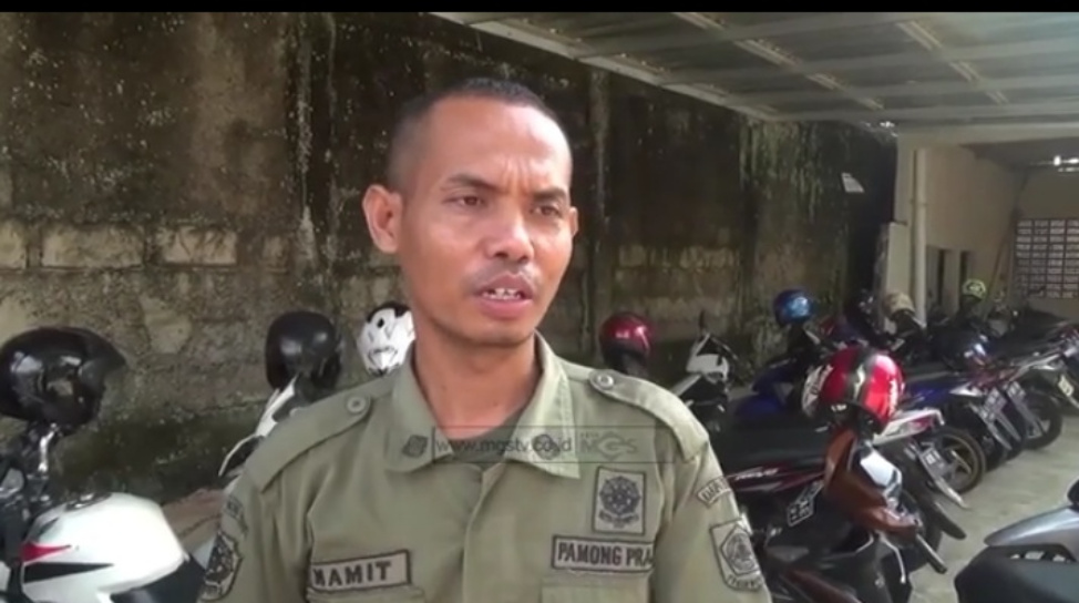 Motor Satpol PP Digasak Maling