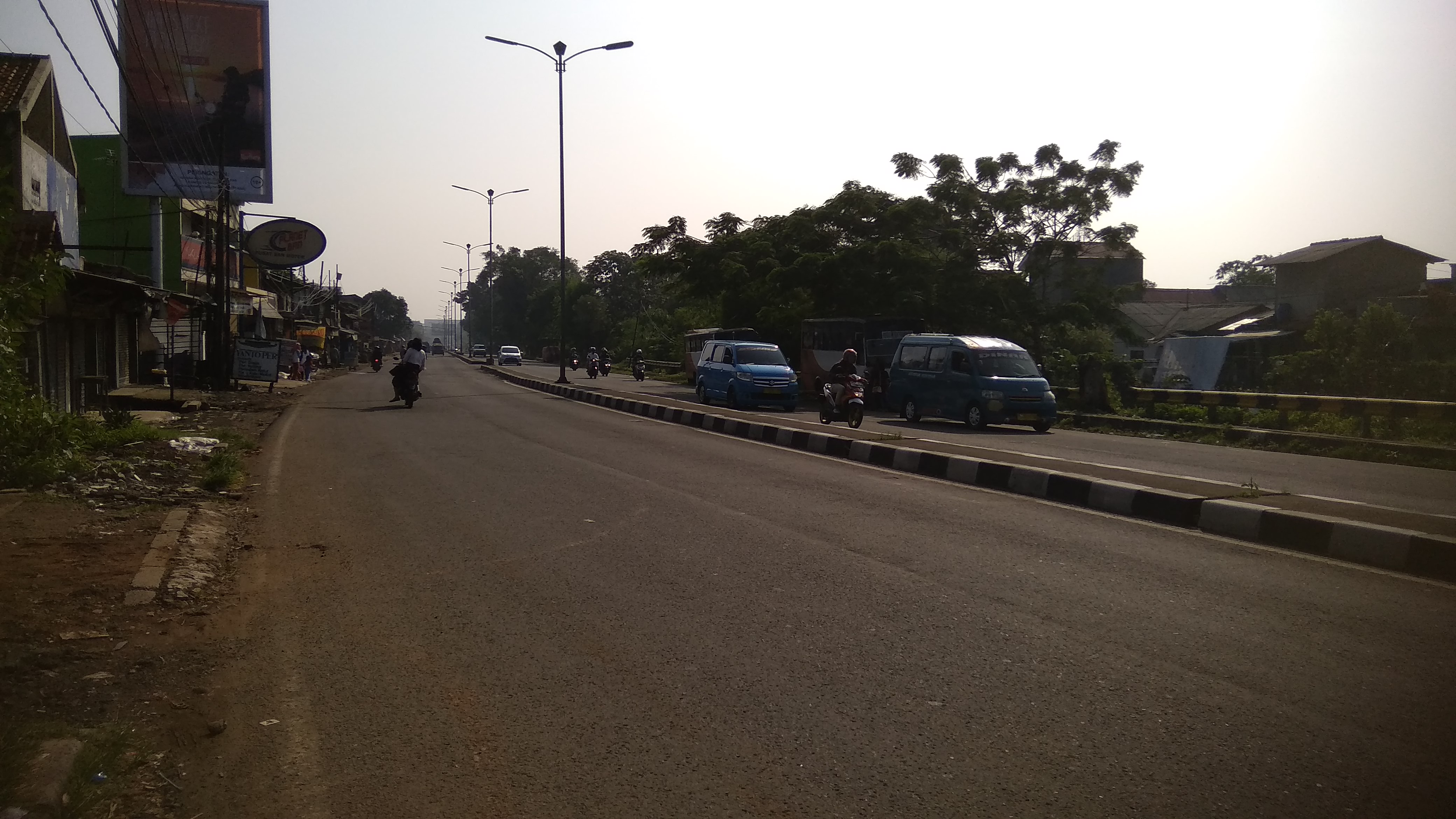 Arus Balik,  Jalan Sholeh Iskandar dan Raya Bogor Terpantau Ramai Lancar dari Dua Arah