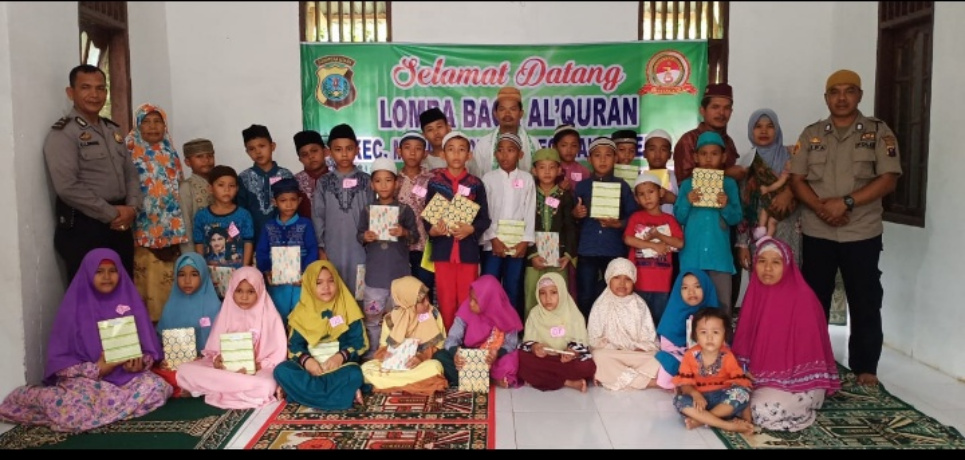 Polsek Mardinding Jajaran Polres Tanah Karo Adakan Kegiatan Lomba Membaca Al-Quran di Kab Karo