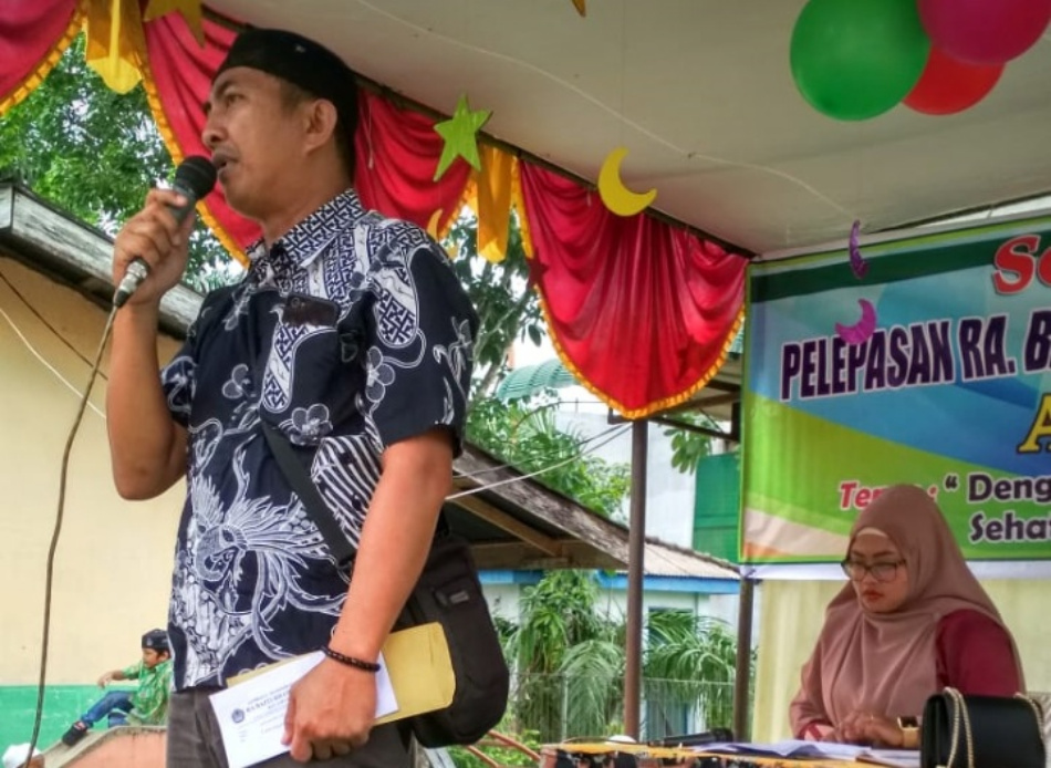 Tahun ajaran 2018-2019, RA Baiturahman PP silangkitang Lepas 77 anak didik