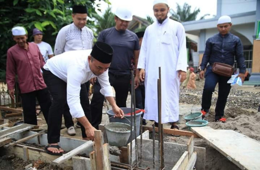 Terima Program TMMD, Pemcam Panai Hulu Gelar syukuran