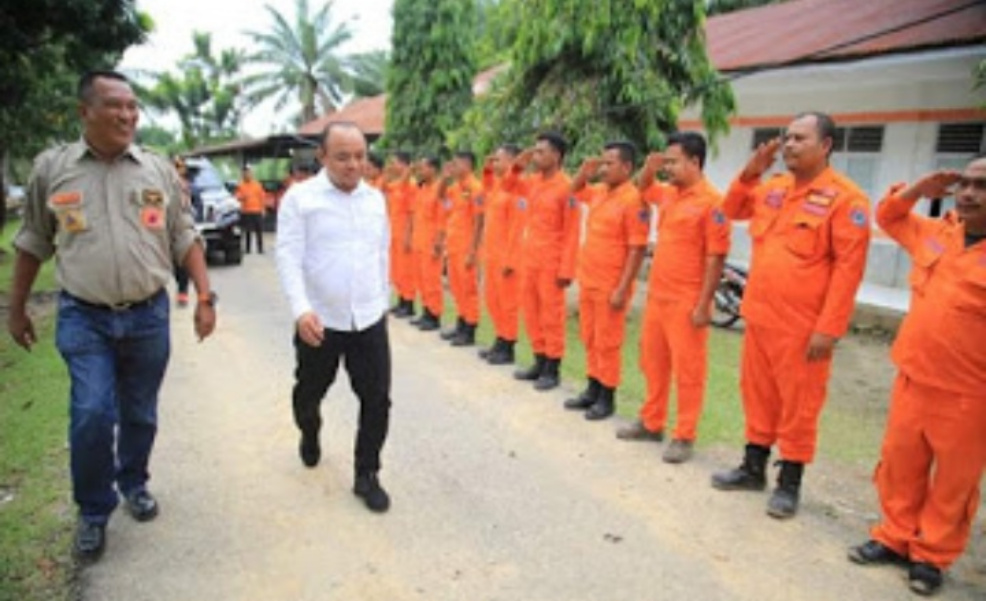 Plt.Bupati Labuhanbatu Tinjau Persiapan Peralatan BPBD