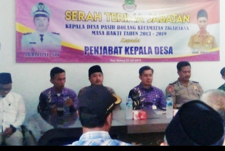 BPD Pasir Bolang Gelar Acara Serah Terima Jabatan kepala Desa