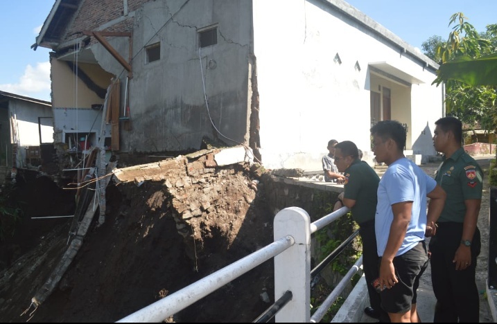 Dandim Boyolali Tinjau Langsung Lokasi Longsor