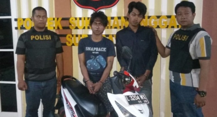 Aksi Kejar Kejaran Polisi Berhasil Tangkap Dua Bandit Jalanan