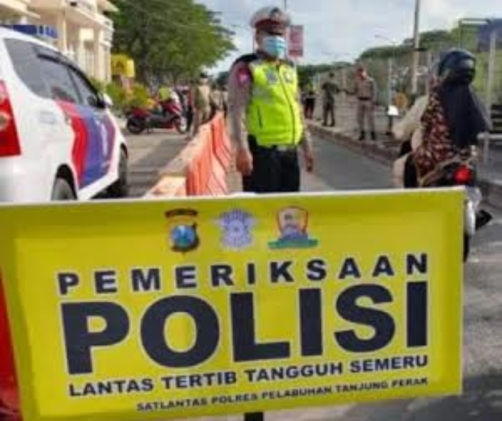 Jembatan Suramadu Sisi Surabaya Dirazia Satlantas Polres Tanjung Perak