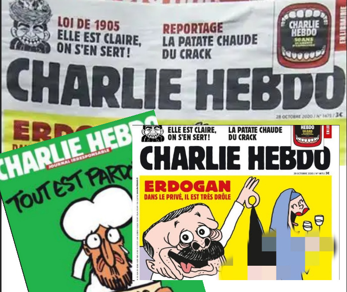 Charlie Hebdo Kembali Hina dan Mengundang Kemarahan Muslim Terbitkan Ulang Kartun Nabi Muhammad, Produk Pranci