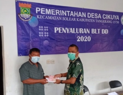 Penyaluran BLT-DD Desa Cikuya Tahap 7 Sampai Dengan Tahap 9 Terakhir Tahun 2020