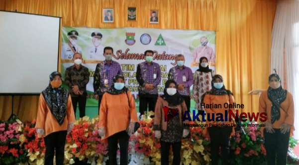 Camat Cisoka H. Ahmad Hapid, Ap.M Mendampingi Sekda Kabupaten Tangerang Lomba Sekolah Sehat Tingkat Provinsi d