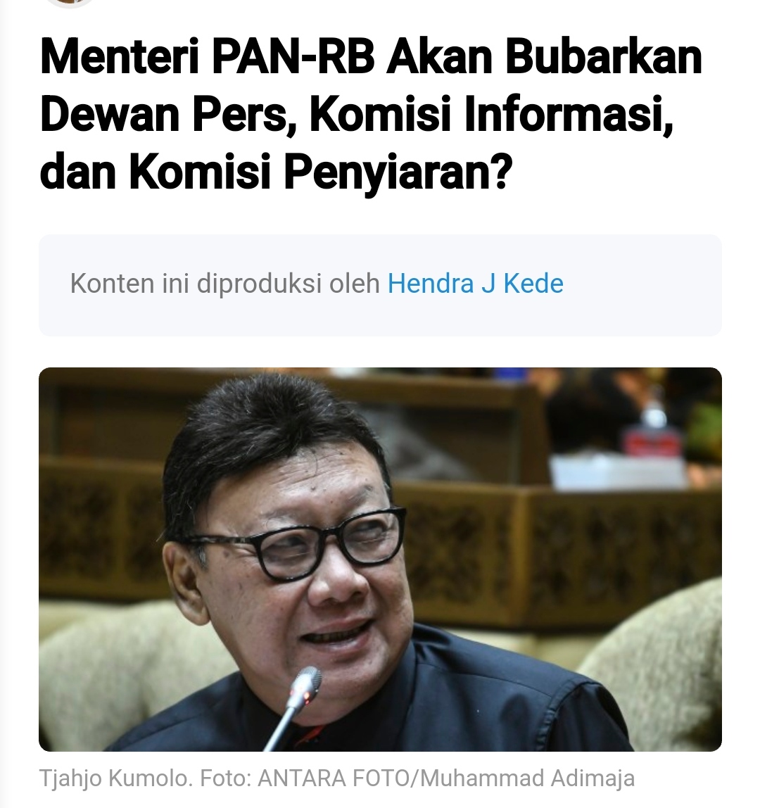 PPWI Dukung Pembubaran Dewan Pers