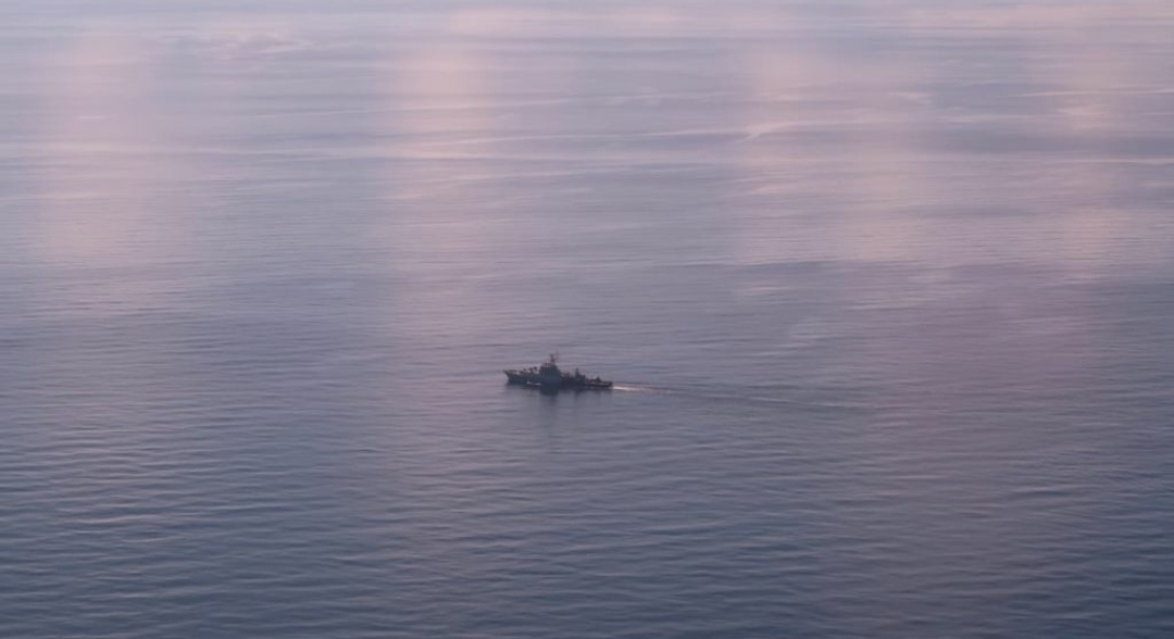 Terbang di atas Laut Natuna Utara, Pangkoarmada I memastikan 4 Kapal Perang RI ada disana