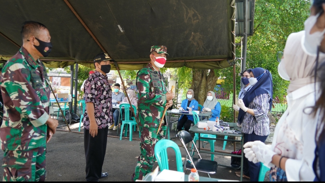 Korem 061/SK Terus Lakukan Percepatan Vaksinasi