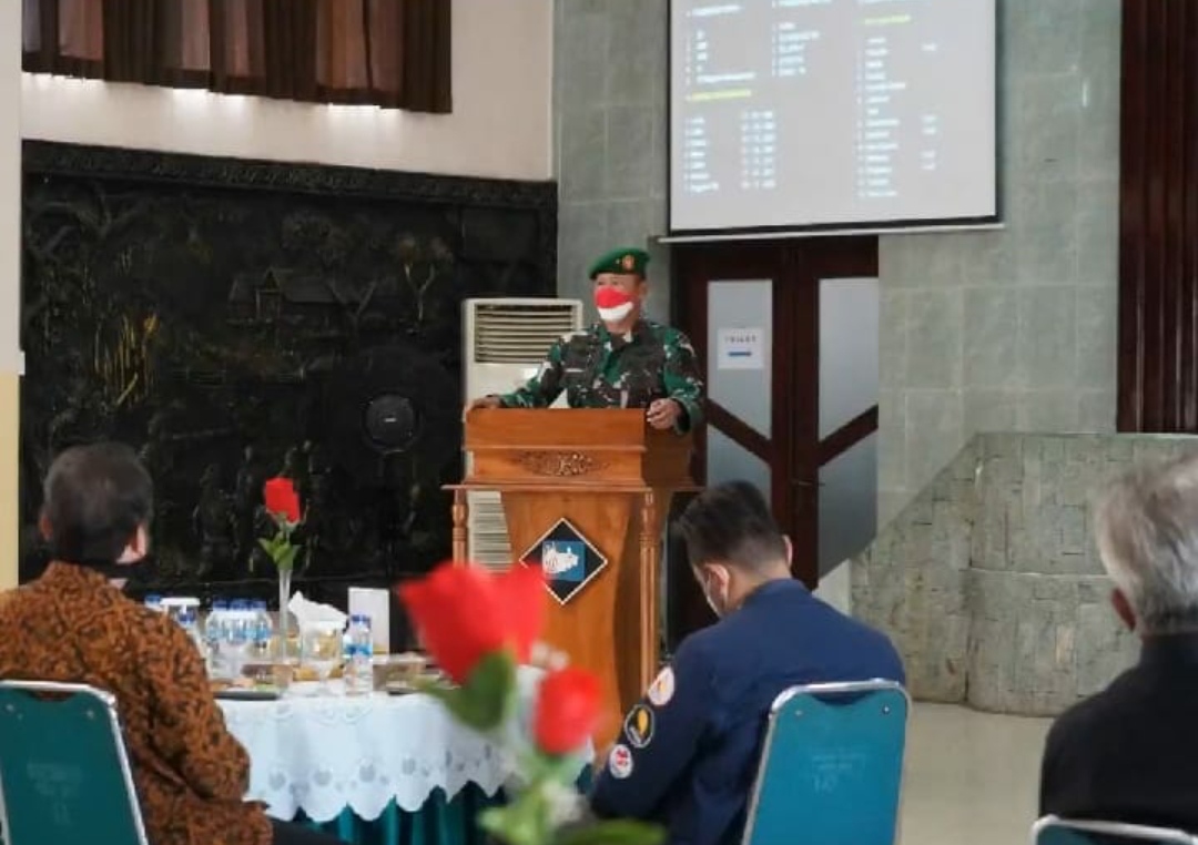 Pererat Tali silaturahmi TNI dan Badan Eksekutif Mahasiswa se Bogor, Danrem 061/SK Gelar Coffe Moorning