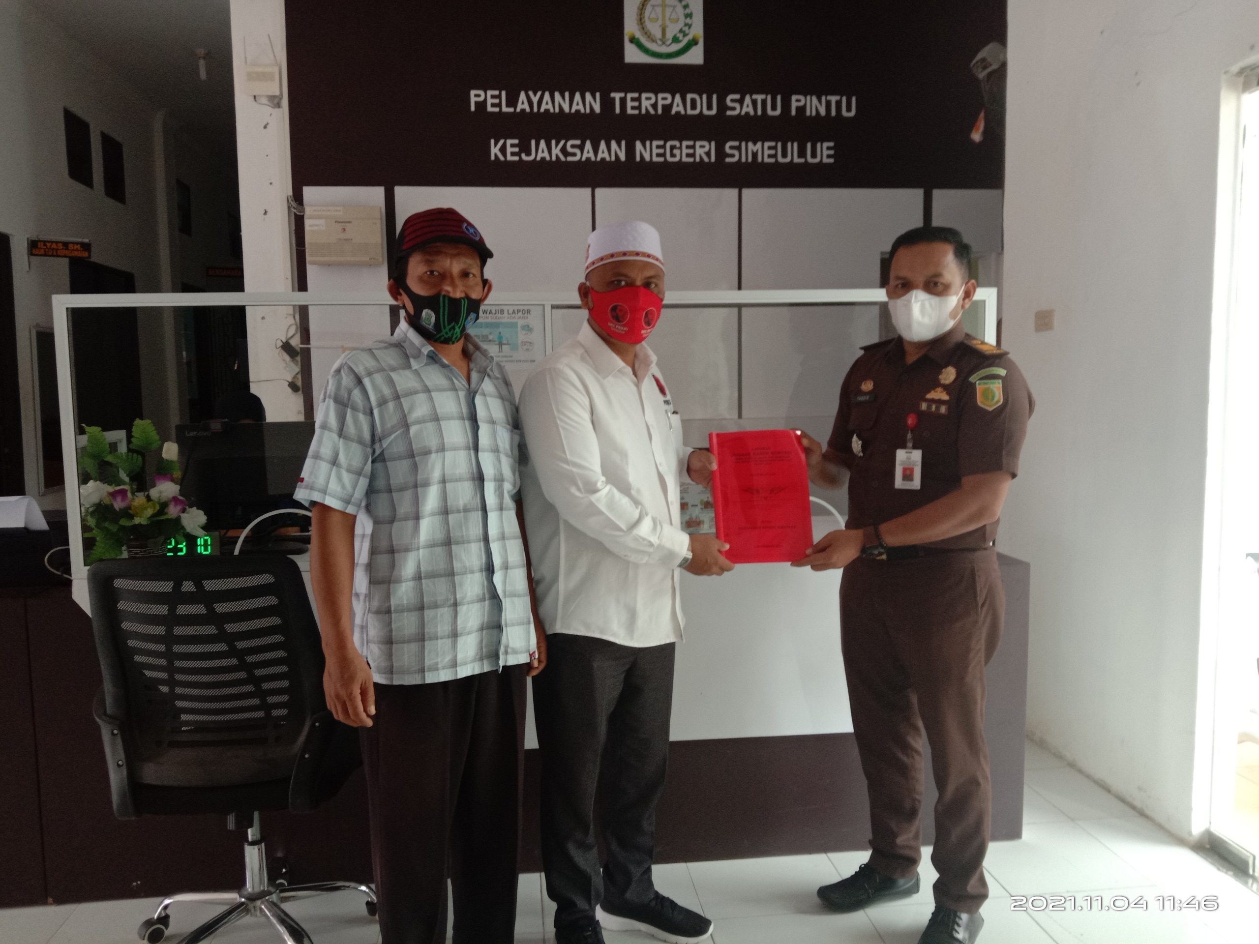 Resmi : Laskar dan Projo Laporkan Dugaan Kasus Korupsi 2.8 M di Kejari Simeulue.