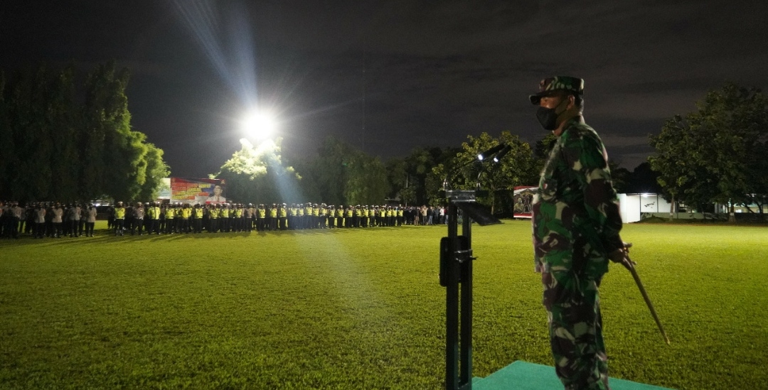 Aparat TNI/Polri Apel Gabungan Jelang Kegiatan Reuni 212