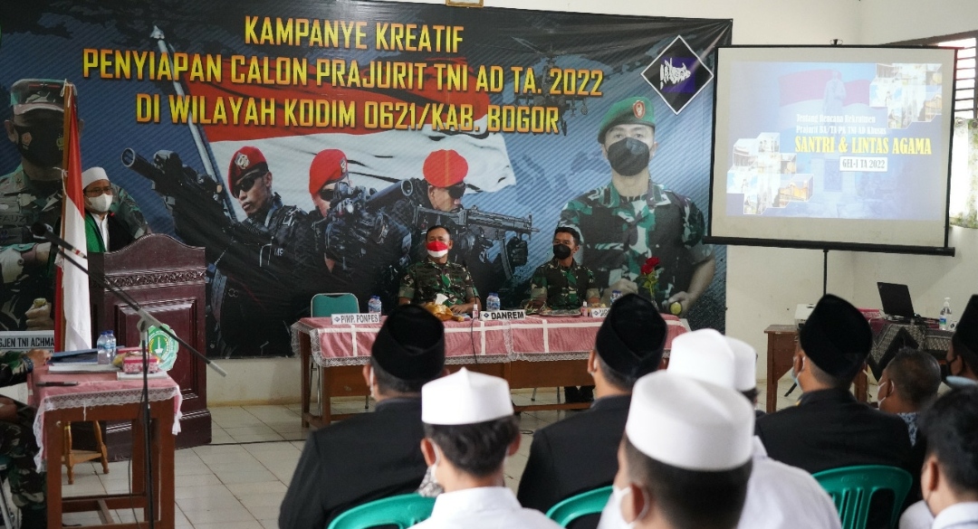 Danrem 061/SK Jalin Silaturahmi Dengan Alim Ulama di Wilayah Kabupaten Bogor