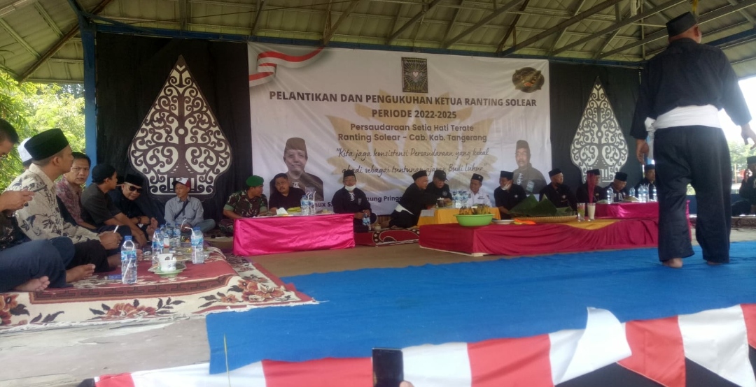 PSHT Ranting Solear  Melaksanakan Pelantikan dan Pengukuhan Ketua Ranting Solear