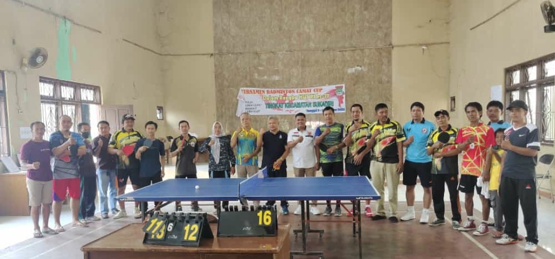 Meriahkan HUT RI ke-77 Turnamen Tenis Meja Resmi Dibuka