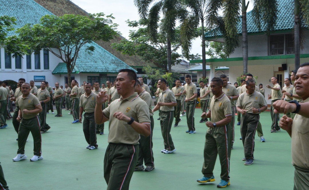 Peringati HAORNAS 2022, Korem 061/SK laksanakan Upacara dan Senam Tobelo