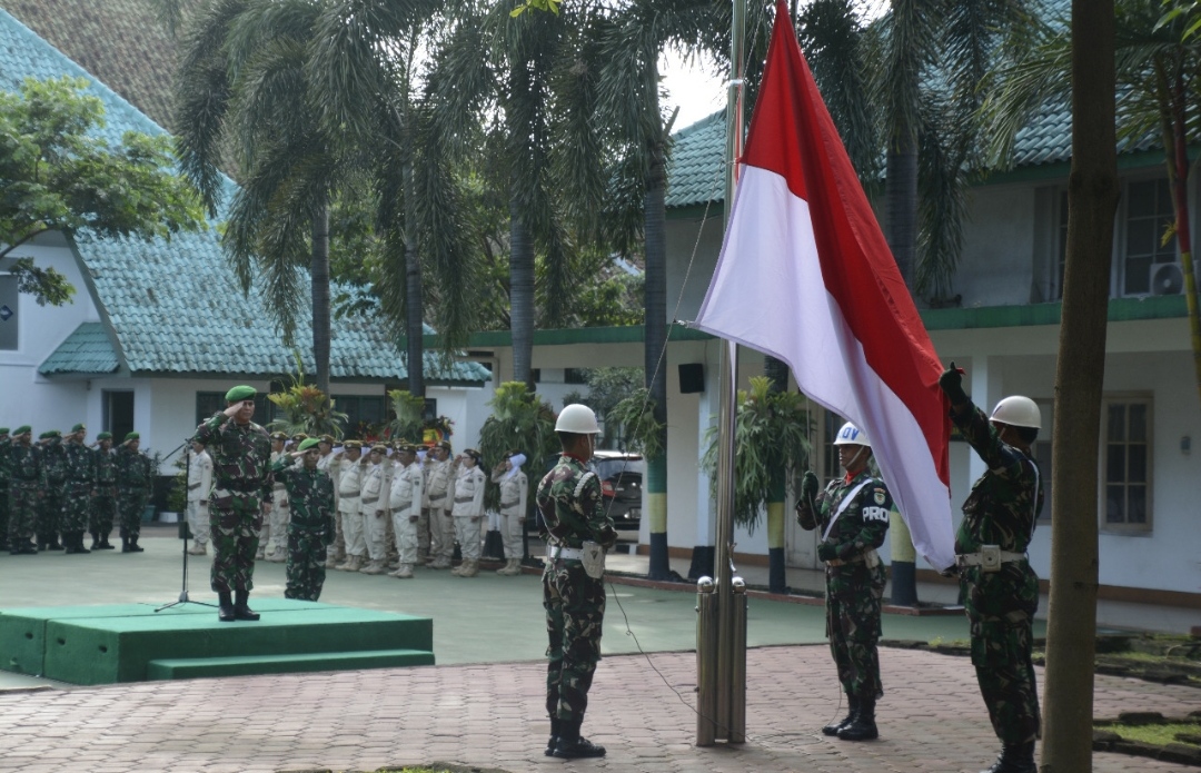 Peringati Tanggal 17 Setiap Bulan Korem 061/Suryakencana Laksanakan Upacara Bendera