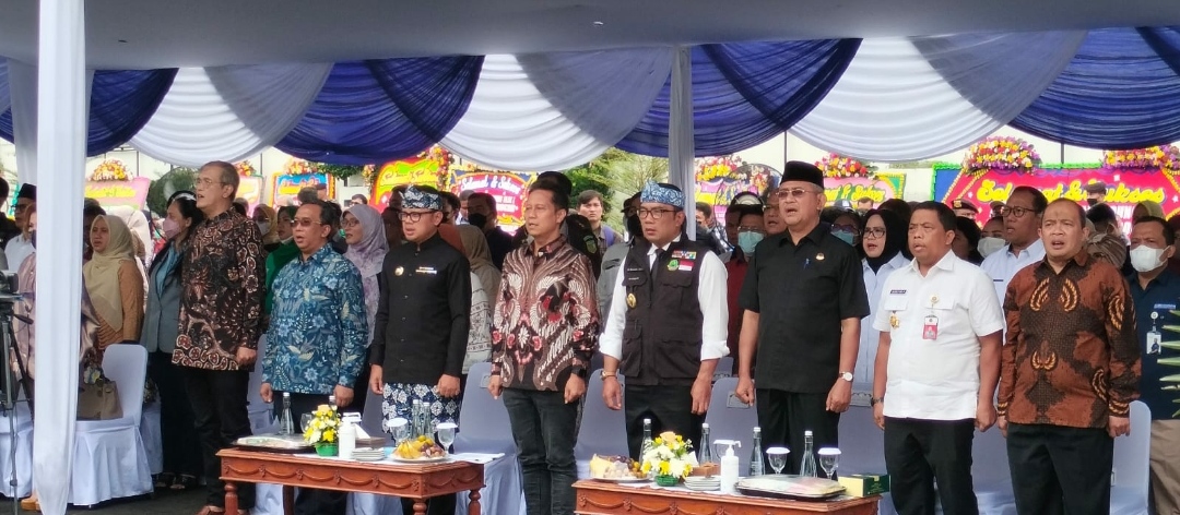 Kasipers Kasrem 061/Sk Wakili Danrem 061/Sk Hadiri Peresmian Gedung Blok I dan IV RSUD Kota Bogor