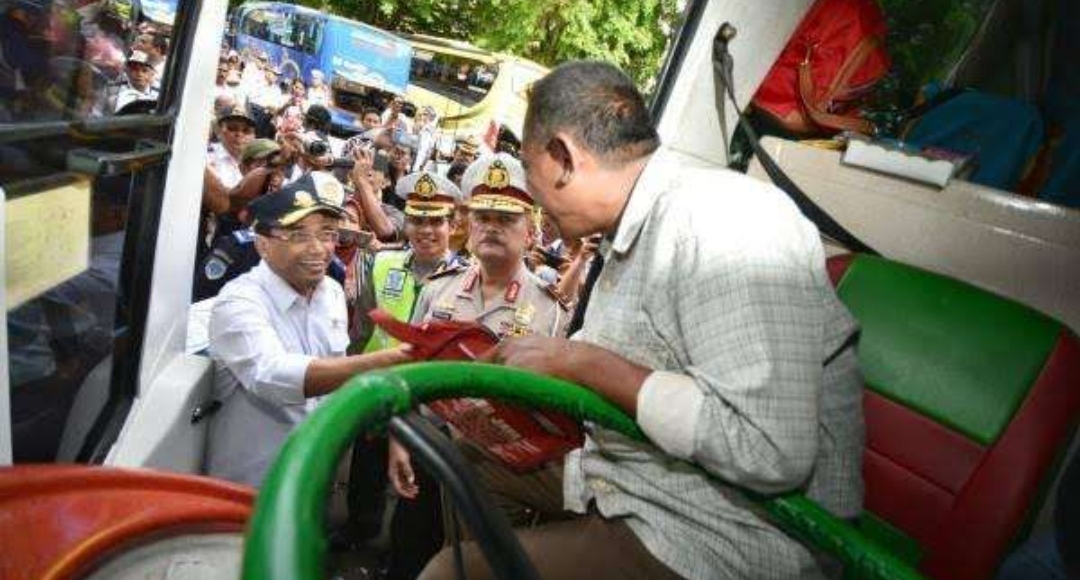 Para Pemudik Diimbau Memperhatikan Bus Yang Sudah Menjalani Ramp Chek