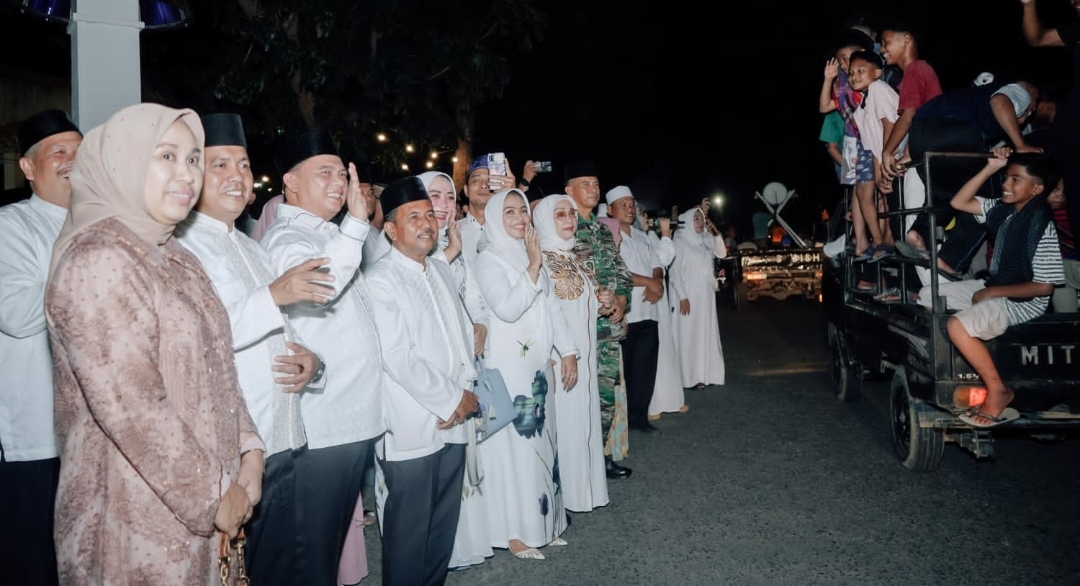 Sambut Idul Fitri, Pemkab Labuhanbatu Gelar Pawai Takbir