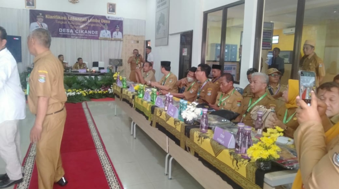 Desa Cikande Jayanti masuk 3 besar dalam Lomba desa Tingkat Kabupaten Tangerang