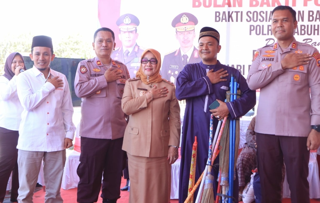 Wakil Bupati Labuhanbatu Hadiri Pelaksanaan Bulan Bakti Polri Presisi