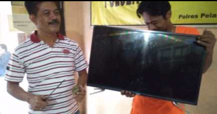 Mencuri LCD Tetangganya Sendiri Pria Ini Berurusan Dengan Polsek Krembangan