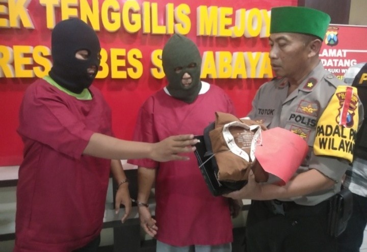 Pembobol Kantor DPD Partai Berkarya Kota Surabaya Akhirnya Dibekuk Unit Reskrim Polsek Tenggilis Mejoyo