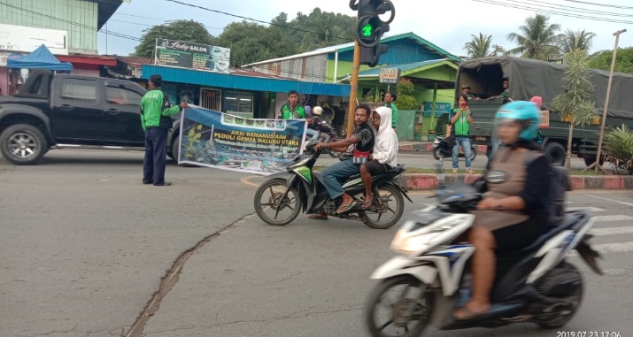 Komunitas Gojek Dan Dompet Duafa Jayapura, Gelar Aksi Sosial Gempa Halmahera