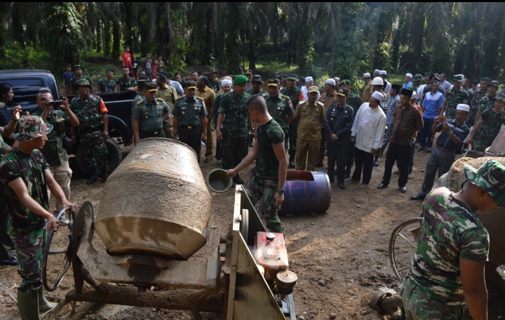 Program TMMD Berikan Manfaat Besar Bagi Masyarakat Desa Hutaraja Lamo