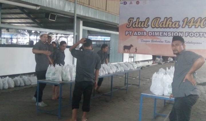 Pt. ADIS BALARAJA di H+2 Idul Adha Laksanakan Pemotongan Hewan Qurban