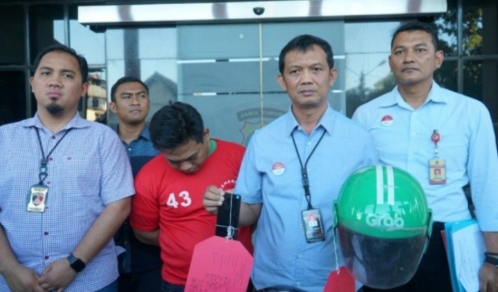 Pernah Mencuri CD ( Celana Dalam ) Tetangganya, Driver Ojol Mesum Ini Diamankan