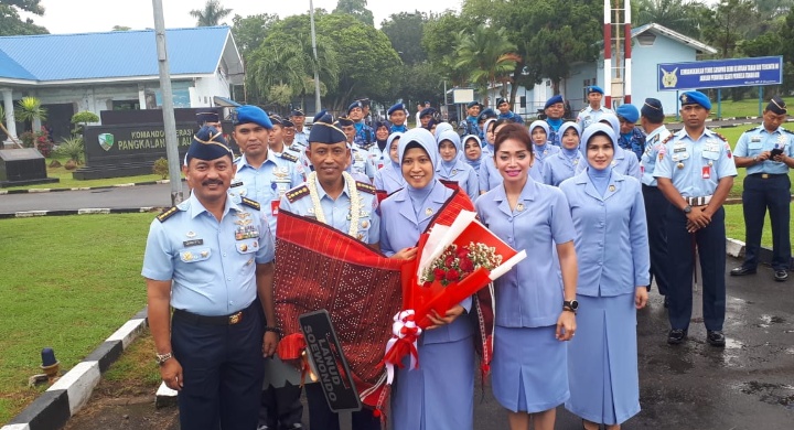 Pisah Sambut Danlanud Soewondo Berlangsung Akrab dan Penuh Haru