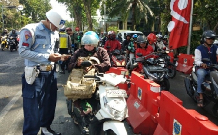 Anggota Tidak Luput Dari Razia Operasi Patuh Semeru 2019