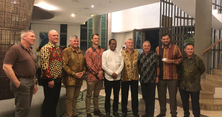 Makan Malam Bersama Atase Pertahanan Australia di Horison Ultima Bhuvana Ciawi