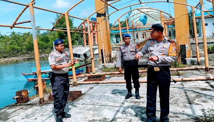 Kapolres Simeulue Cek Kapal Sat Polair dan Pembukaan Pelatihan Fungsi Pol Airud